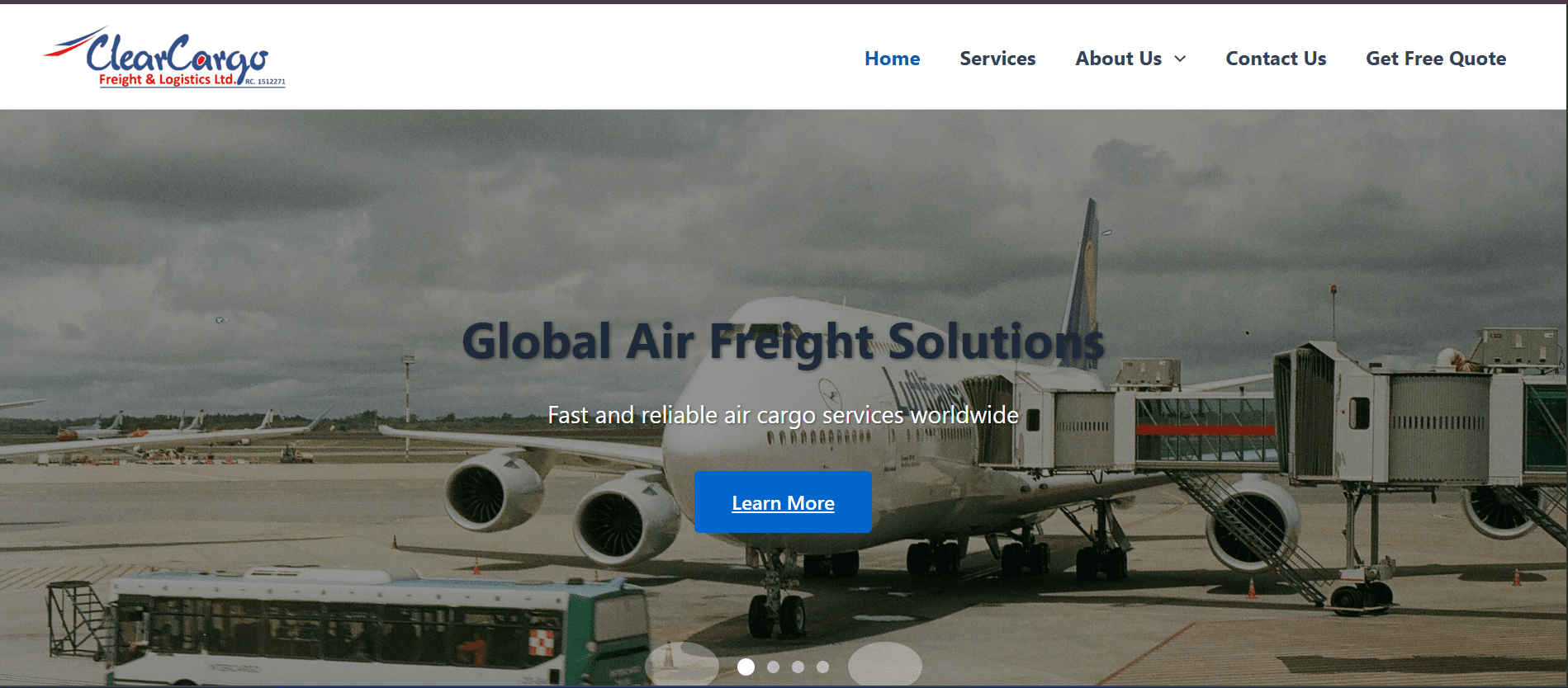 ClearCargo Freight & Logistics Website