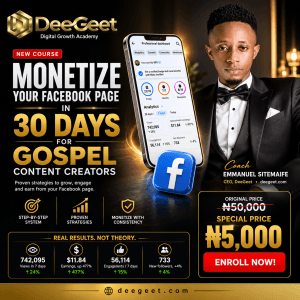 Facebook Course Banner By Deegeet